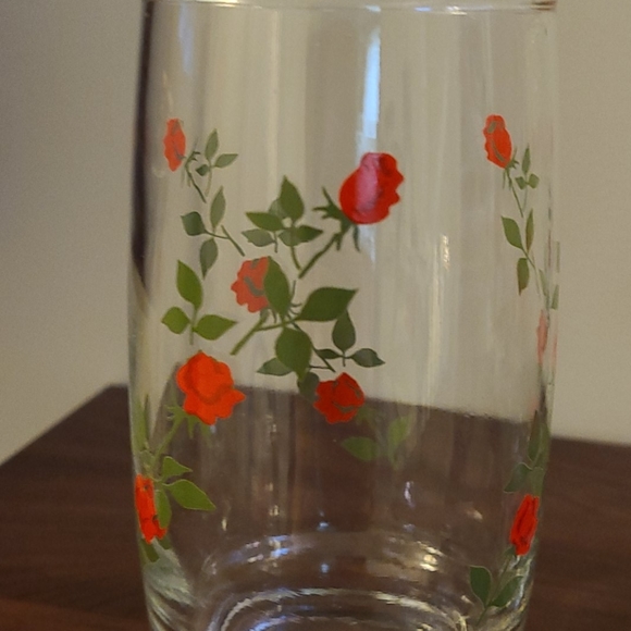 Vintage tall juice glass set - Picture 6 of 8